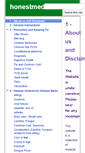Mobile Screenshot of honestmedicaladvice.com